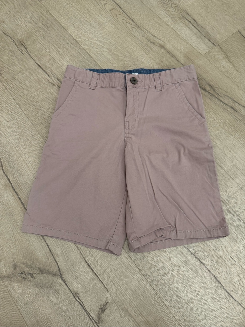 Cat & Jack Boy’s Flat Front Chino Shorts in Dusty Mauve